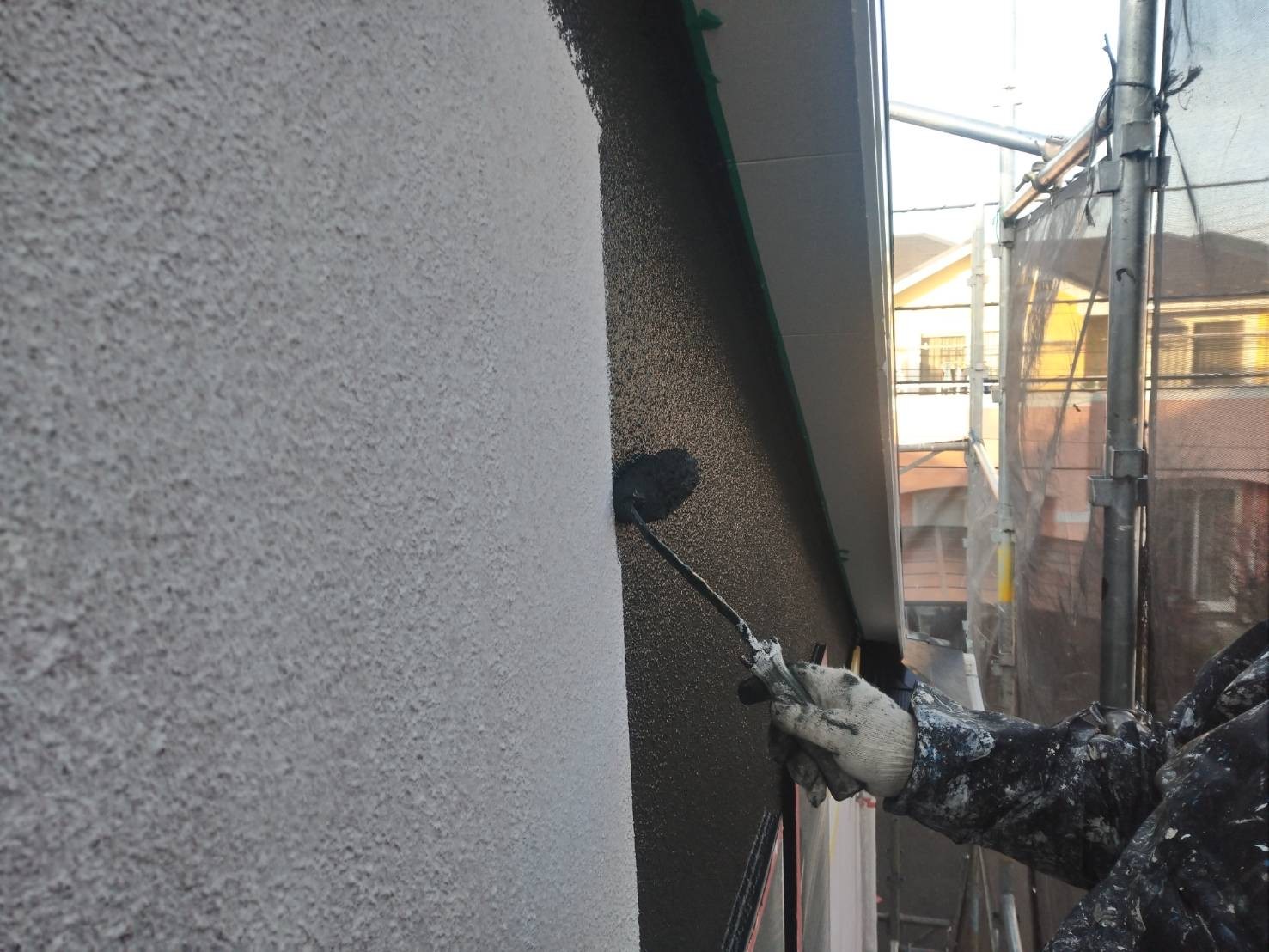 龍ヶ崎市川原代にて外壁屋根塗装完成！　とても素敵です。