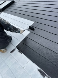 龍ヶ崎市川原代にて外壁屋根塗装完成！　とても素敵です。