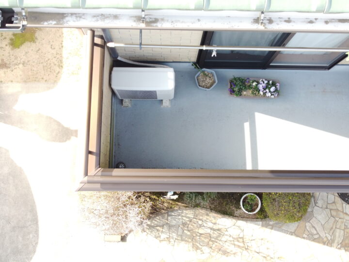 ベランダ防水施工前