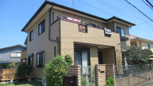 土浦市S様邸　外壁塗装　クリヤー塗装で煌びやかな仕上がりに！！